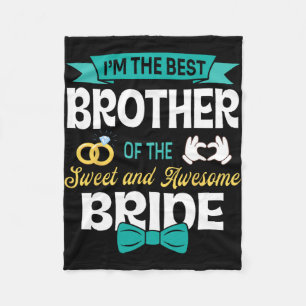 Manta Polar Soy el mejor hermano de la dulce y asombrosa Bri