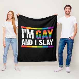 Manta Polar Soy gay y arraso Orgullo gay LGBTQ