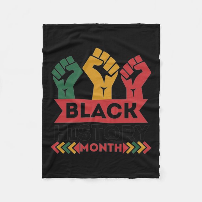 Manta Polar Soy historia negra (Anverso)