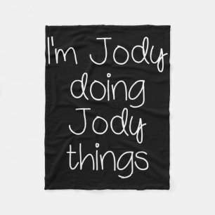 Manta Polar Soy Jody Haciendo Cosas Graciosas Mujeres Nombran