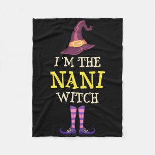 Manta Polar Soy la bruja del disfraz de Nani Halloween Gracios