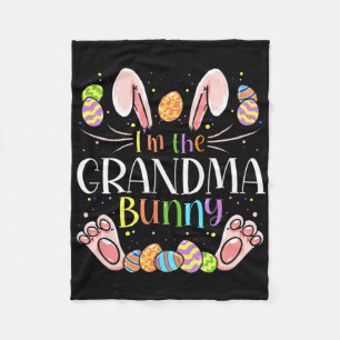 Manta Polar Soy la fiesta de Pascua familiar de conejitos de l