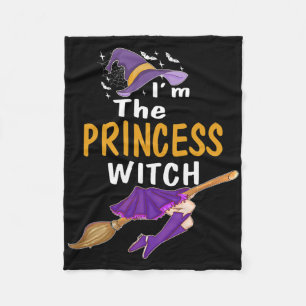Manta Polar Soy la Princesa Witch T Shirt Halloween Matching
