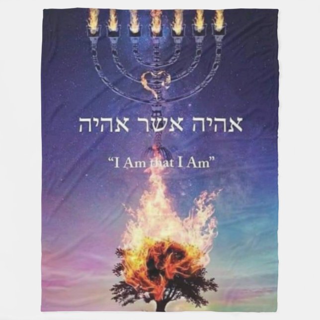 MANTA POLAR SOY LO QUE SOY (Anverso)