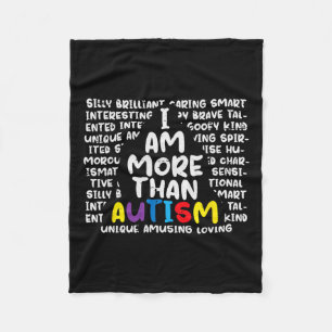 Manta Polar Soy Más Que Autismo Conciencia Asd Hombres Mujeres