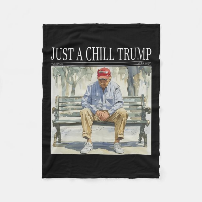 Manta Polar Soy Sólo Un Meme De Chill Trump Funny Chill Guy (Anverso)