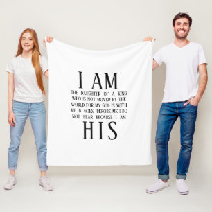 Manta Polar Soy su paño grueso y suave de encargo