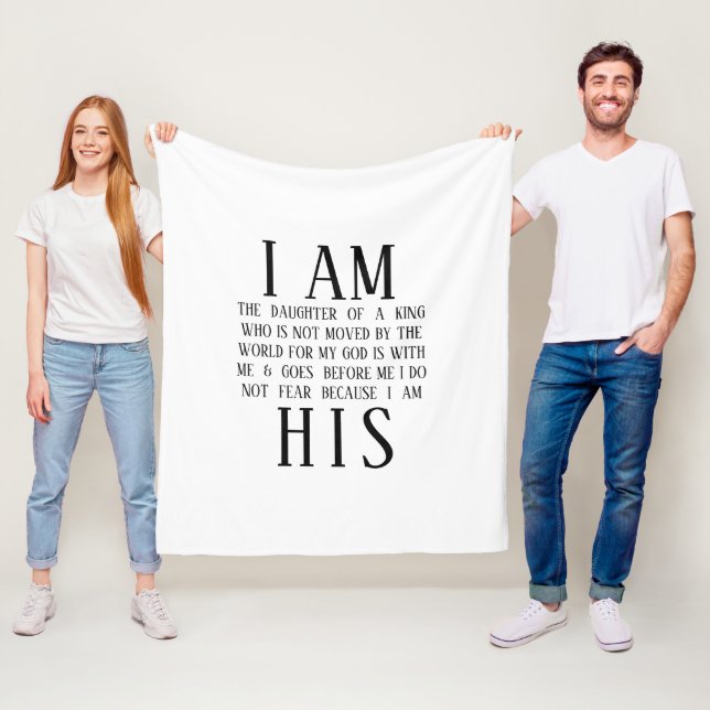 Manta Polar Soy su paño grueso y suave de encargo (In situ)