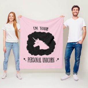 Manta Polar Soy su unicornio personal