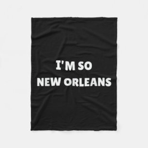 Manta Polar Soy Tan Nueva Orleans Cita Graciosa De Louisiana