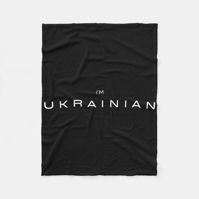 Manta Polar Soy ucraniano  (Anverso)