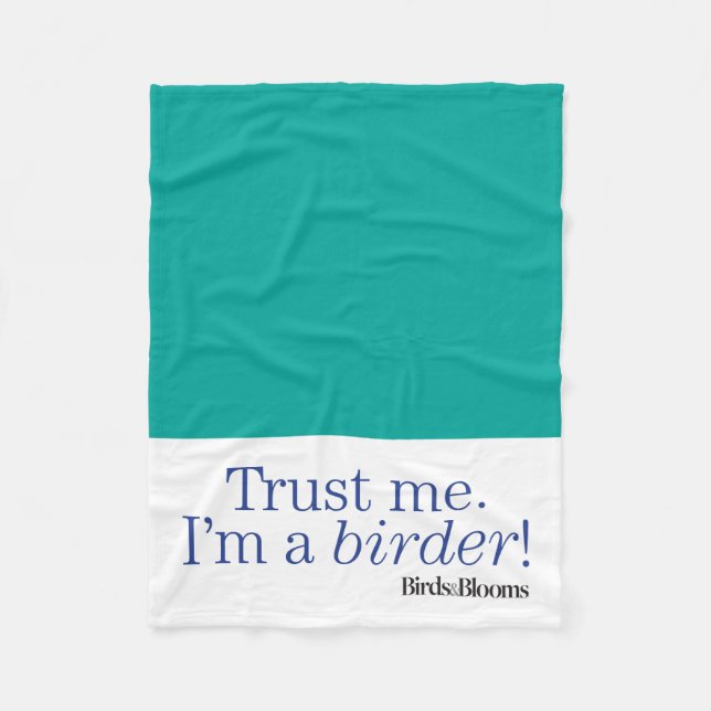 Manta Polar Soy un Birder (Anverso)