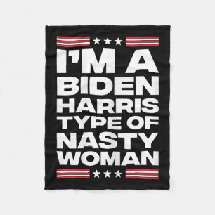 Manta Polar Soy un tipo de mujer desagradable Biden Harris