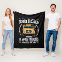 Soy una ayudante de autobús escolar divertido de v