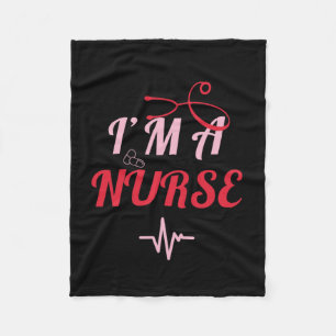 Manta Polar soy una camiseta de mujer enfermera
