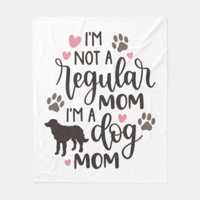 Manta Polar Soy una madre de perro (Anverso)