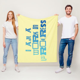 Manta Polar Soy una Obra en Marcha