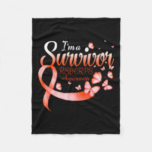 Manta Polar Soy Una Superviviente Rsd Conciencia Crps Mariposa