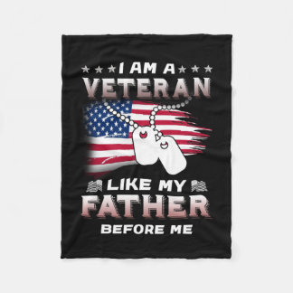 Manta Polar Soy Veterano Como Mi Padre Antes Que Yo Veterano