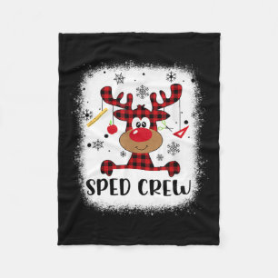 Manta Polar Sped Crew Buffalo Reindeer Santa Hat Christm