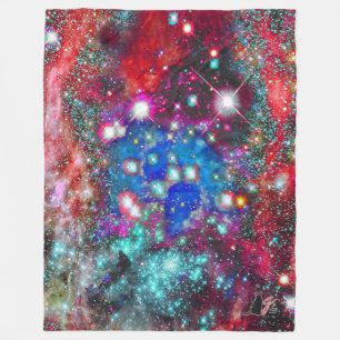 Manta Polar Splendoroso Star Field Fleece Blanket