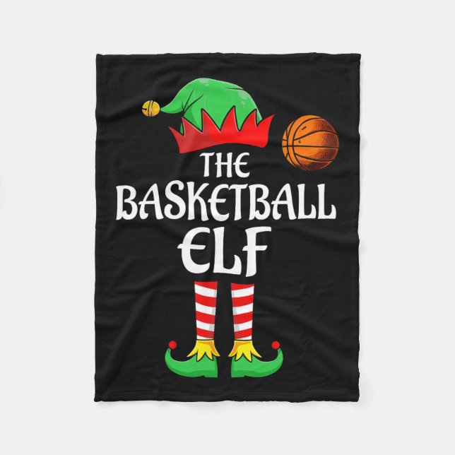 Manta Polar Spo de Navidades del grupo de juego de baloncesto  (Anverso)