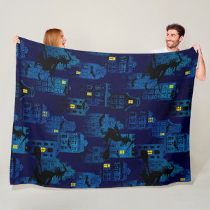 MANTA POLAR SPOOKY BLUE HALLOWEEN CITYSCAPE