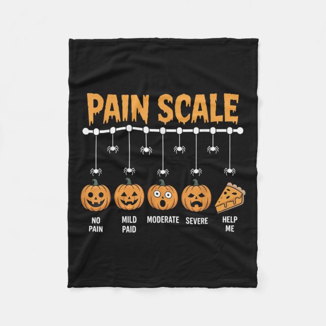 Manta Polar Spooky Pumpkin Pain Scale Trauma Nurse Triage Hall (Anverso)
