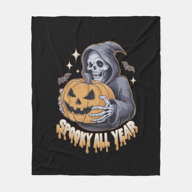 MANTA POLAR SPOOKY TODO EL AÑO (Anverso)