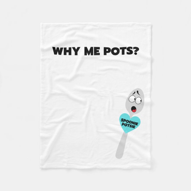 Manta Polar Spoonie Potsie Fleece Blanket (Anverso)