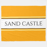 Sporty Bright Golden Yellow SANDCASTLE Stripes