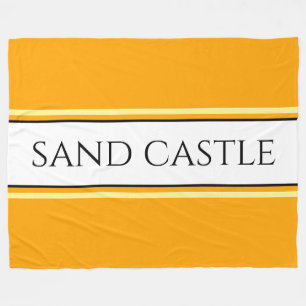 Manta Polar Sporty Bright Golden Yellow SANDCASTLE Stripes