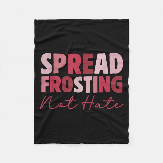Manta Polar Spread Frosting Not Hate - Funny Baking Lovers Bak (Anverso)