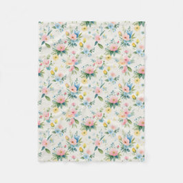 Manta Polar spring garden pastel florals