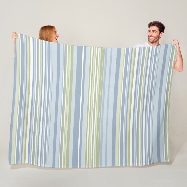 Manta Polar Spring Rain and Tropical Blue Stripes (In situ)