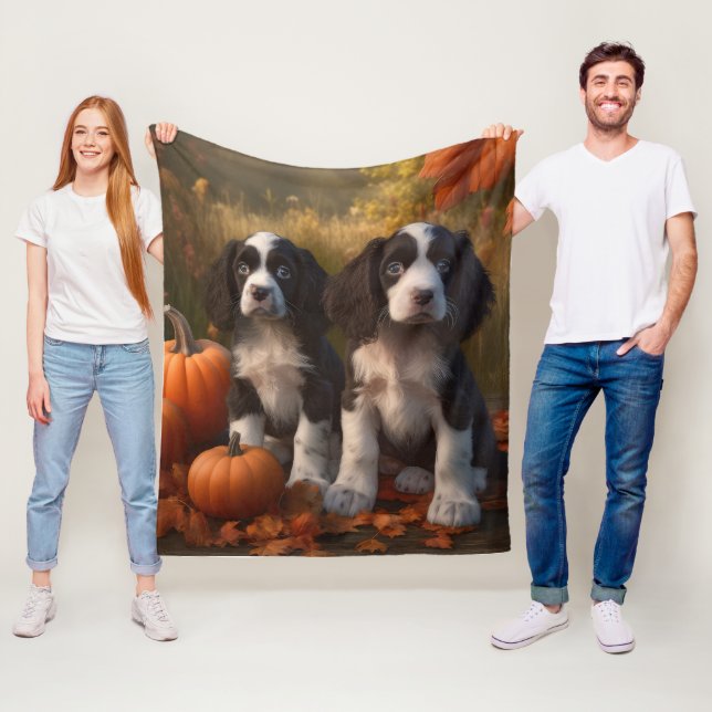 Manta Polar Springer Spaniel Puppy Autumn Delight Pumpkin (In situ)