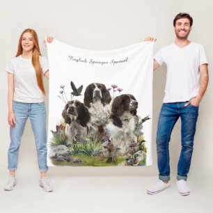 Manta Polar Springer Spaniels ingleses, Arte