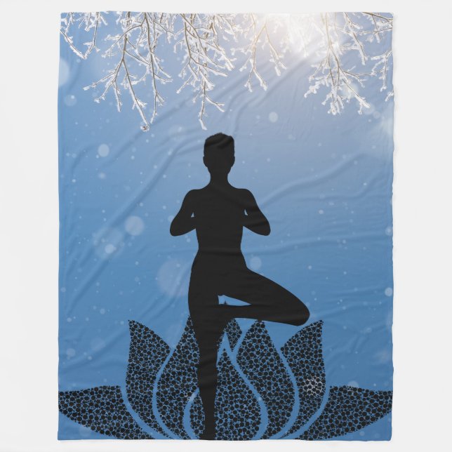 Manta Polar Spring's Awakening: Tree Pose with Lotus Bloom (Anverso)