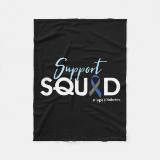 Manta Polar Squad de apoyo - Conciencia sobre la diabetes de t