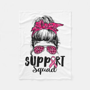 Manta Polar Squad Messy Bun Guerrero Rosa Awarene contra el cá