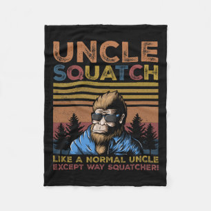 Manta Polar Squatch - Tío Bigfoot Día del Padre Yeti Sasquatch