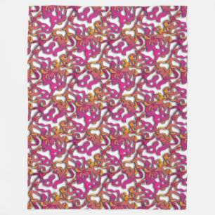 Manta Polar Squiggly Loops patrón sin fisuras 14 + tu trasero.