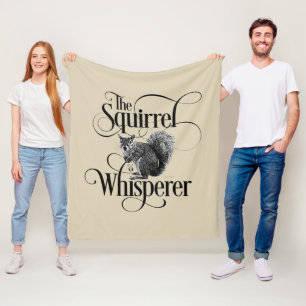 Manta Polar Squirrel Whisperer - divertido amante de las ardil