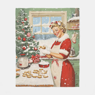 Manta Polar Sra. Claus Holiday Baking Delight