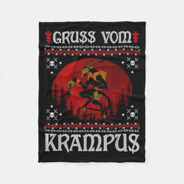 Manta Polar Ss Vom Krampus Christmas Evil Xmas Horror Ugly Swe (Anverso)
