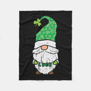 Manta Polar St Patrick Day Gnome Lucky Saint Paddys Pattys Hom