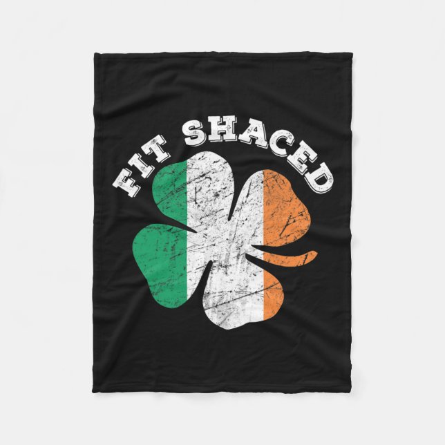 Manta Polar St Patrick's Day Beer Whiskey Drinking Fit Shaced (Anverso)