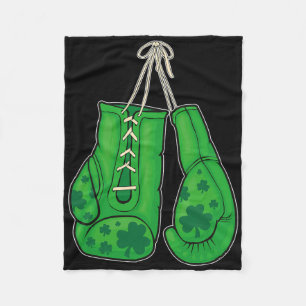 Manta Polar St Patrics Day Boxing Gantes Green Lucky Shamrock