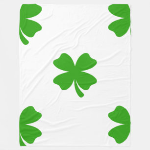 Manta Polar st patricys cobertor de emoji