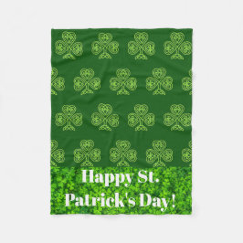 Manta Polar Sta Patricks Day Fleece Lap Blanket para silla de 